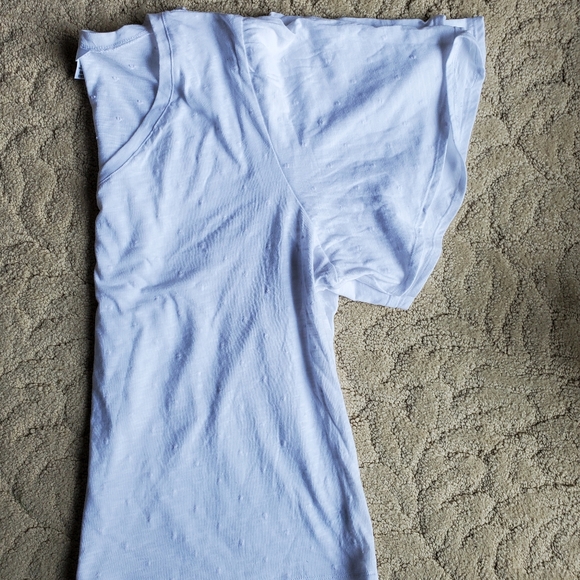 Time and Tru Flutter Sleeve Tee | Size XXL (20) | White - Picture 2 of 5